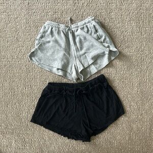 black princess polly shorts & grey brandy shorts